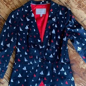 Banana Republic Nautical Blazer